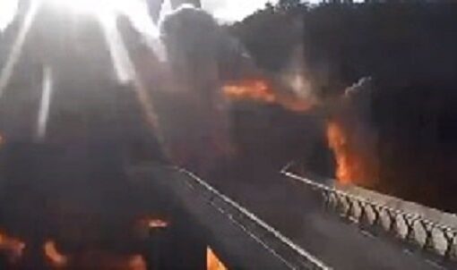 Ukraine War bridge explosion